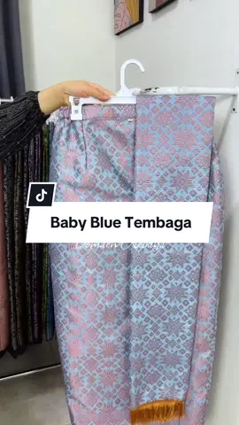 Rok Songket BABY BLUE TEMBAGA #roksongket #songkettenun #songket #fyppppppppppppppppppppppp #fyp 