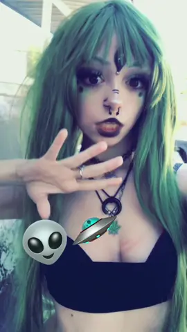 #alien #cosplay #makeupartist #tumblr #pastelgoth 