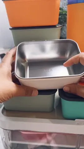 Kotak bekal Bluepan SUS304 ini tahan panas & dingin! Cocok untuk nasi, lauk, atau buah. Harga lagi diskon, *bestie*!