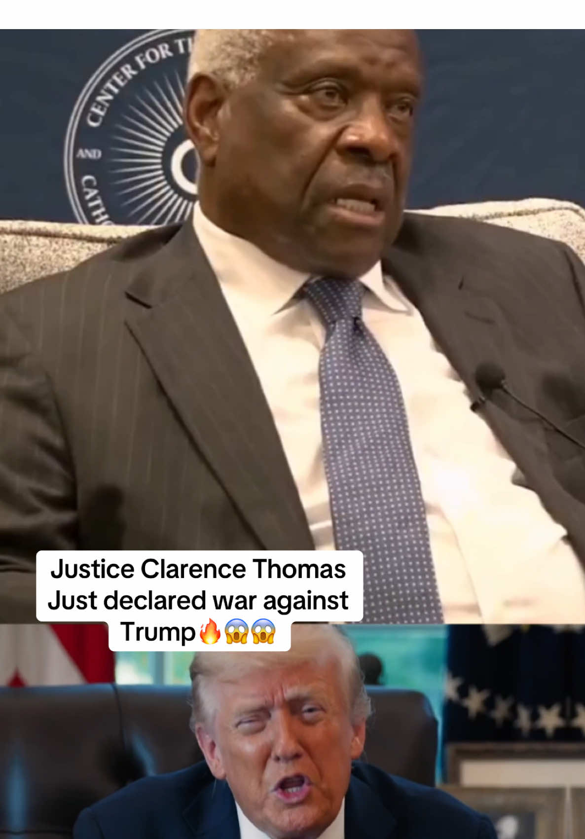 #creatorsearchinsights Donald Trump is in serious tears tonight as the man he trusted most, Supreme Court Justice Clarence Thomas, has turned the tables and promised to end his reign once and for all! 😱. #trump #viral #america #news 