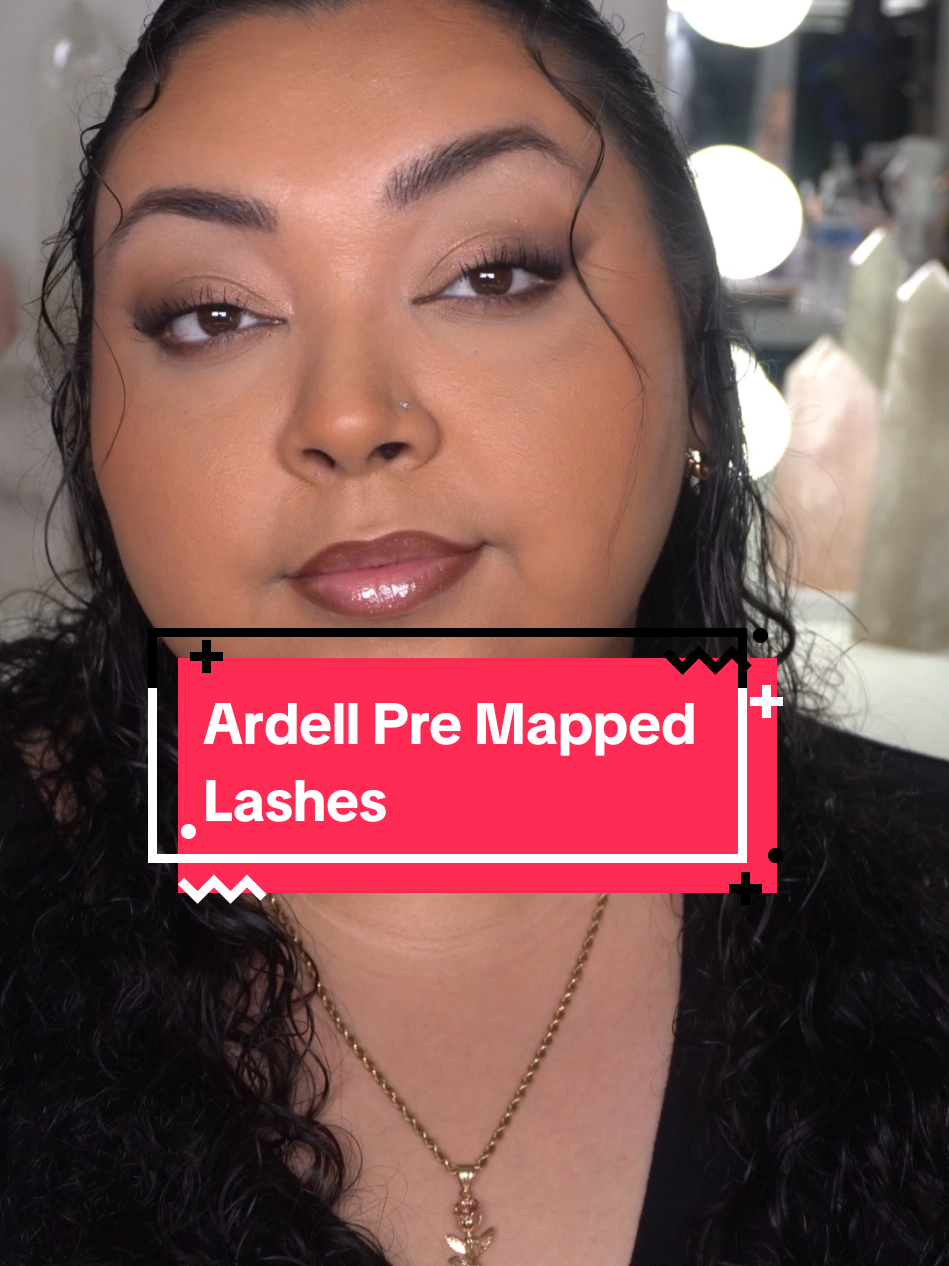 Have you tried @ArdellBeauty  pre mapped lashes?😍 gifted!! I like that even though they are mapped out, you can still customize these. You don't have big eyes like me & don't need the 