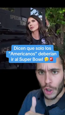 Kristi Noem dice que solo los Americanos que aman al país deberían ir al Super Bowl 🤔