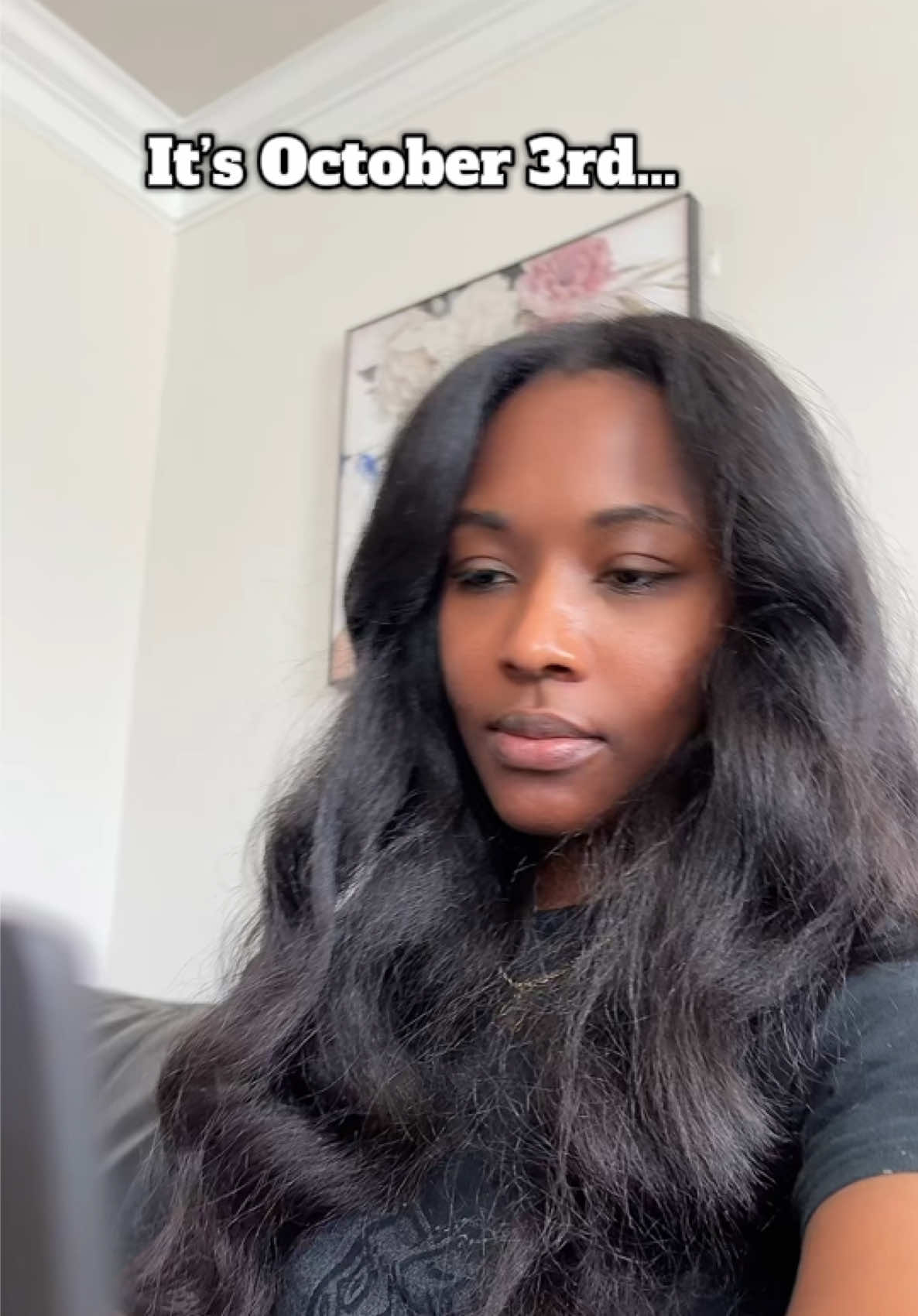 It is time 🙌🏾🙌🏾 #naturalhairstyles #naturalhair #silkpress #meangirls #blackgirlhair 