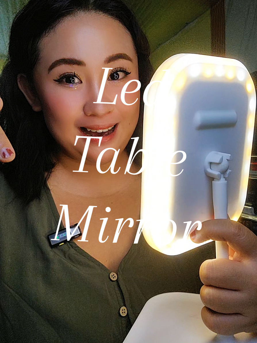 149 lang! Led Table mirror #makeup #ledmirror #tablemirror #vanitymirror #mirror 