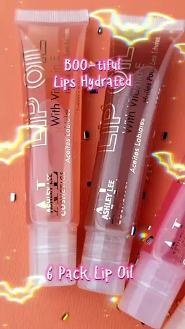 Trick or treat… but make it glossy 🖤💋 Our 6-pack Lip Oil set is the ultimate potion for hydrated, glowing lips this Halloween. #LipOil #HalloweenBeauty #GlossGoals #SpookySeason #MakeupMagic