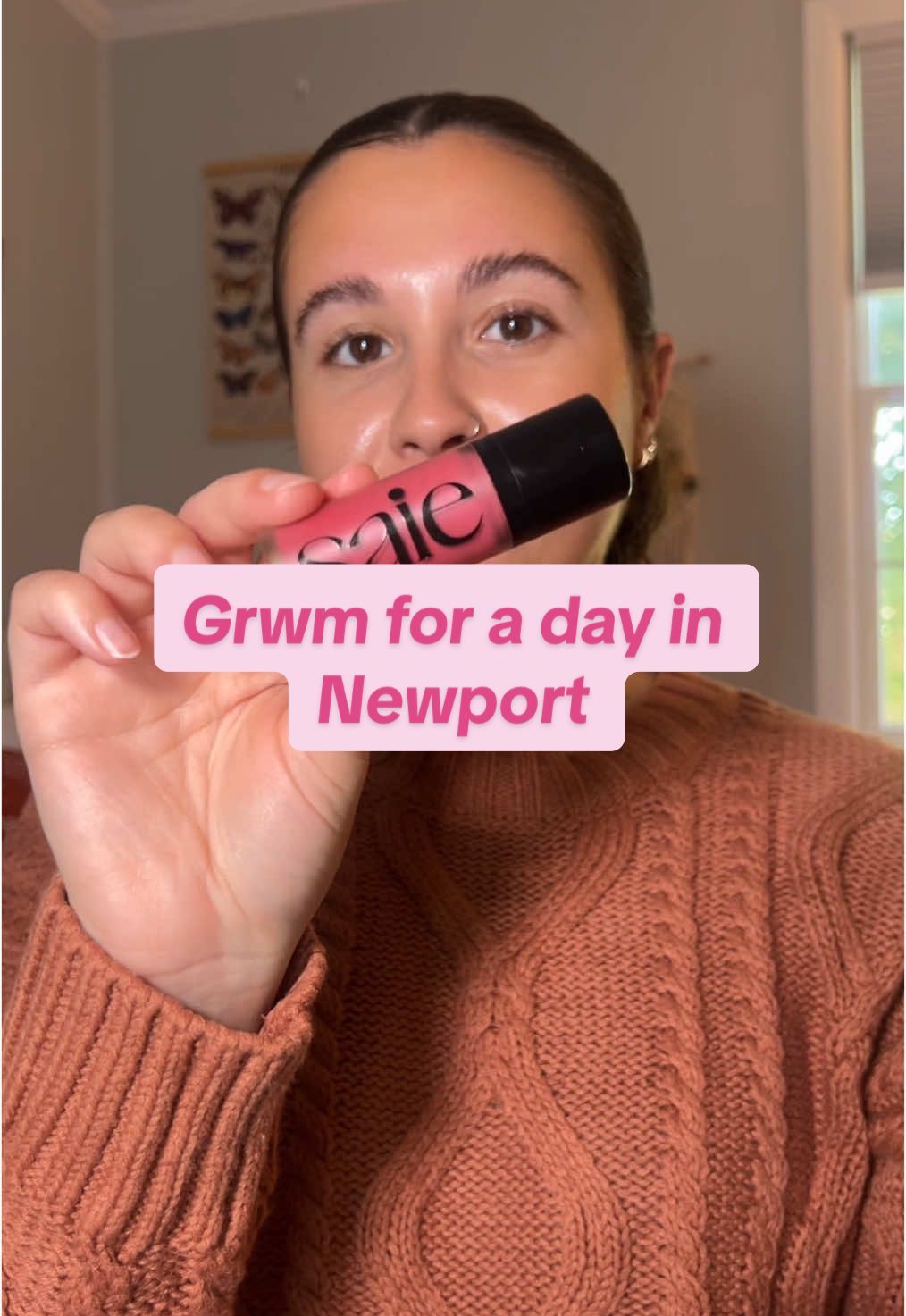 a quick grwm for your feeds! @Saie @Too Faced @elfcosmetics @tarte cosmetics @Benefit Cosmetics @rhode skin @loréal paris usa @NYX Professional Makeup #makeuptutorial #makeuptok #grwmroutine #girlythings 