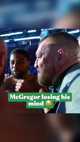 Conor McGregor was just wilding during these BKFC weigh-in face offs 😭 #conormcgregor #bkfc #UFC #combatsports 