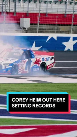 Corey Heim is unreal. 10th win of the 2025 season - a new Craftsman Truck Series record! #NASCAR