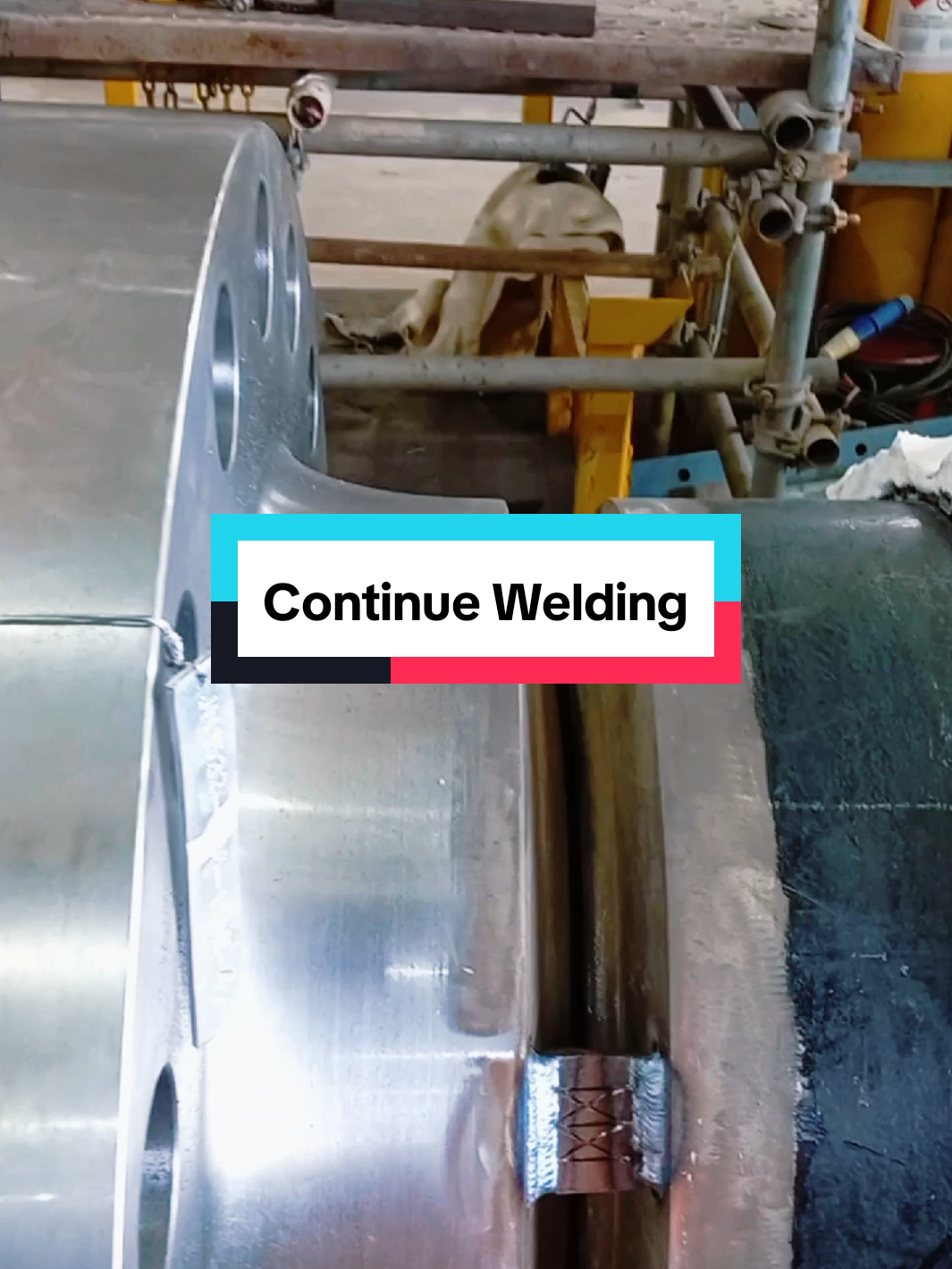 Continue Welding #Welding #Fitup #Visual #NDT 