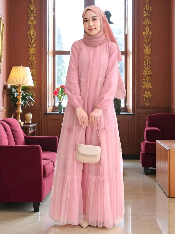 EmmaQueen - Dress Kimy sarimbit lebaran 2026 trend terbaru gamis Muslim wanita Dewasa Mewah simple Kondangan Katun Tile Variasi Pita XS-XXL Busui Friendly pesta outfit kekinian gamis tile Maxi Lebaran#dresssarimbit#gamiskondangan#gamiskekinian#dresskondangan#asiaofficialstore 