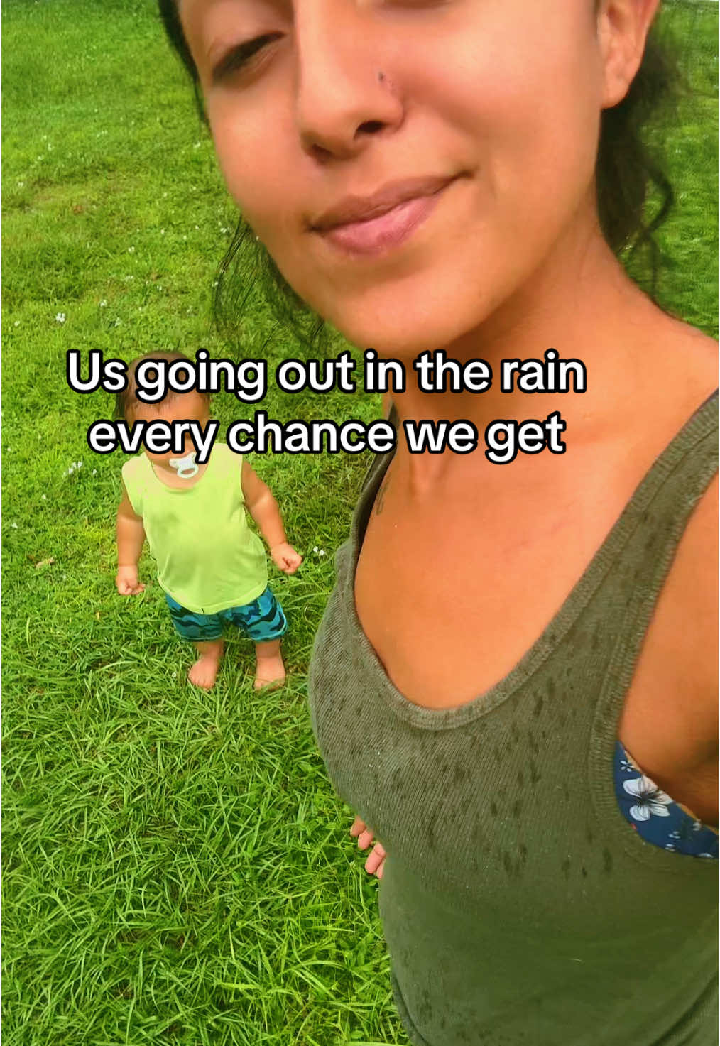 We need the sun and the rain 🥰 #MomsofTikTok #baby #grounding 