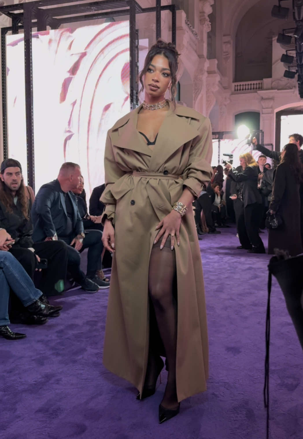 #manonbresh at the @Messika show #fashionweek 
