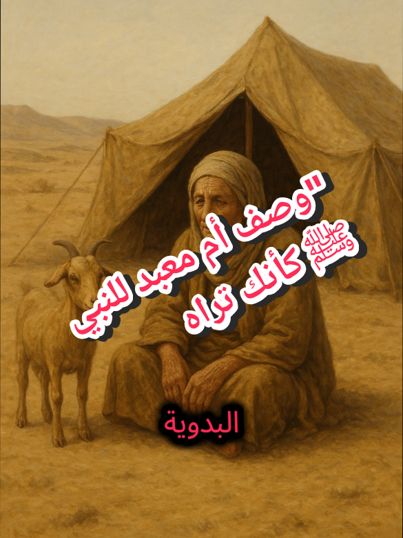 من أجمل ما قيل في وصف النبي ﷺ كلمات أم معبد حين مرّ بخيمتها فوصفت ملامحه الشريفة وصفًا بديعًا يهز القلوب. #اعادة_النشر🔃  #الرسول_قدوتنا📚  #قصص_الأنبياء  #قران_كريم 