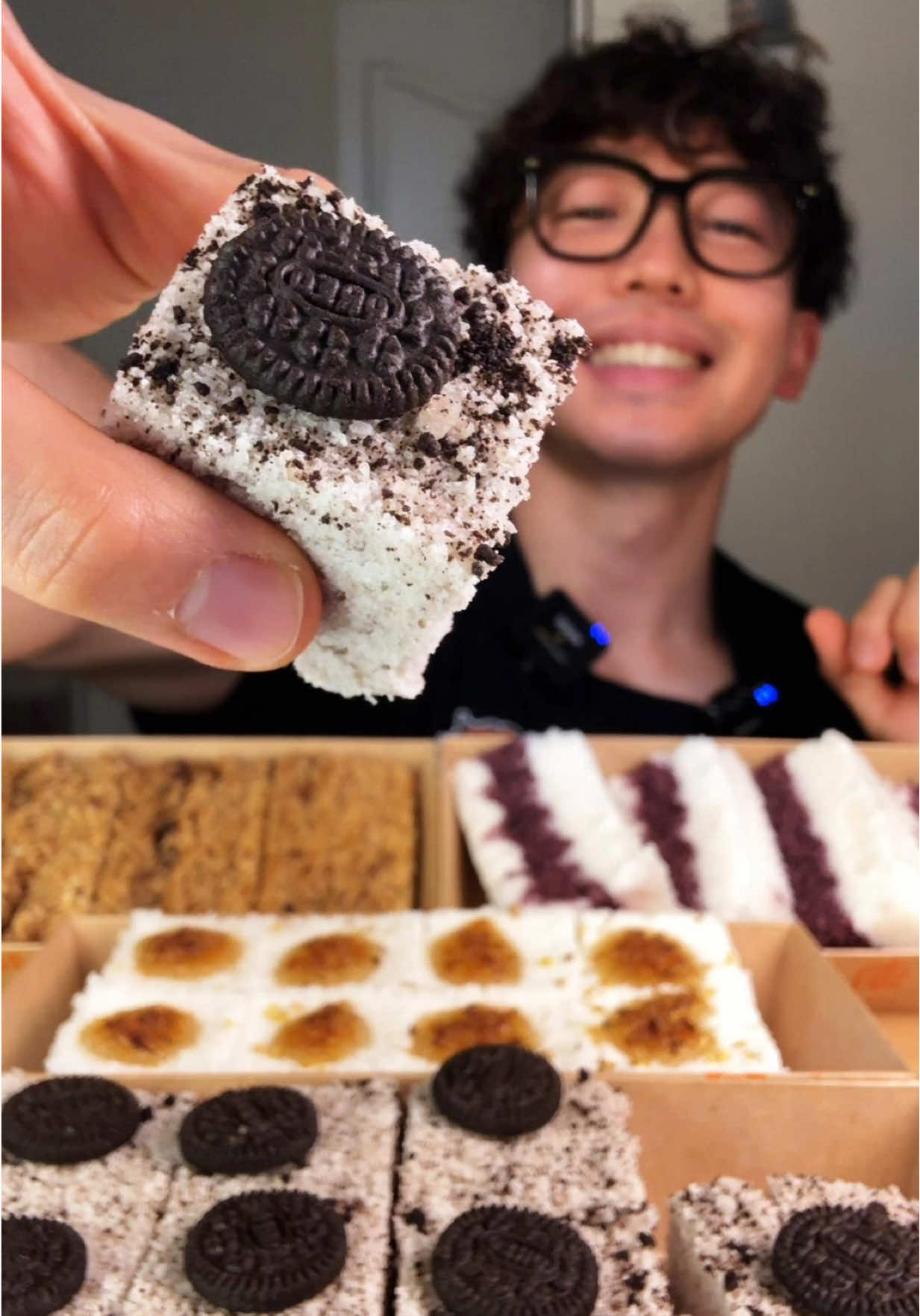 ASMR Mukbang | Oreo Rice Cake Full Mukbang eating video check out my Yotube Page:  youtube.com/@samifoodasmr #Mukbang #ricecake #vancouver #Foodie #asmr  