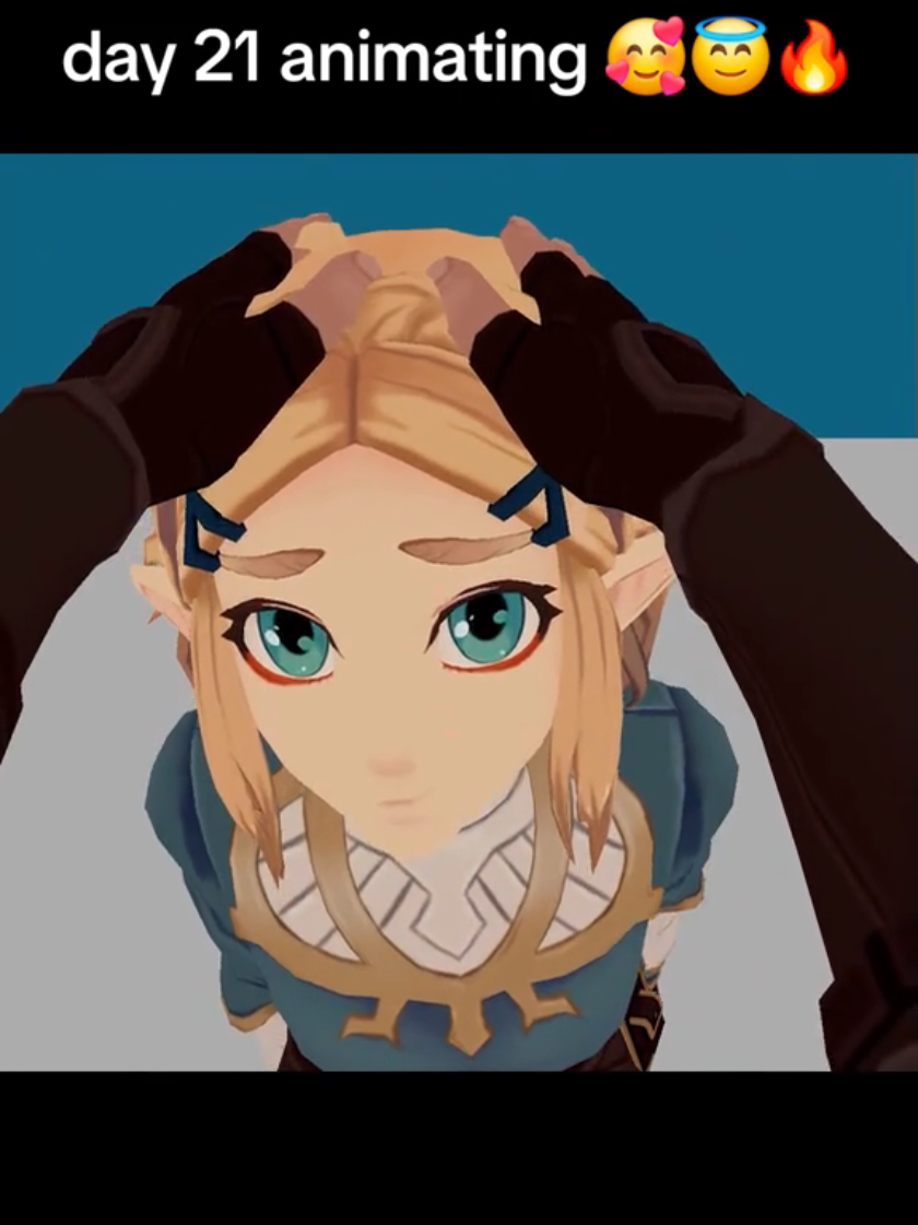 zelda pet pov animation... animated aggressive love pov :) #34  #zelda  #animationmeme  got inspired from woeshi :) thank you guys for 14k follows ... :)