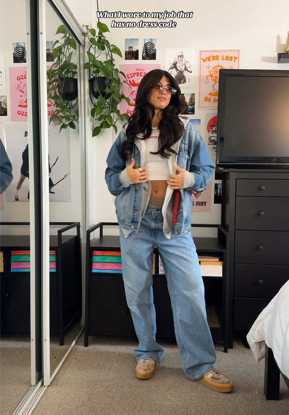 ITS A GOOD HAIR DAY BABY 👩🏼‍🦲 #outfitinspo #OOTD #tomboyfemme #styleinspo #streetwear 