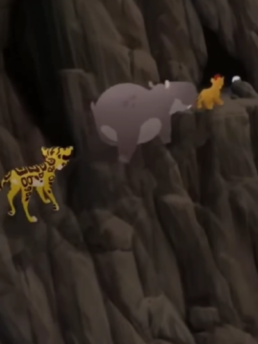 lion guard clip the optical illusion/bungas test. #disney #lionguard #disneyjunior #viral #fyp 