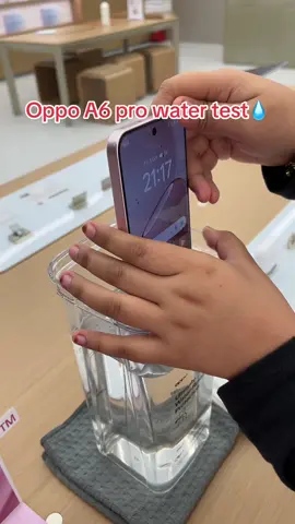 A6 pro ni water resistance memang boleh masuk air💁🏻‍♂️ #oppoa6pro #oppo #waterresistant 