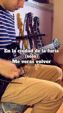 Solo de En la ciudad de la furia (en vivo) Me veras volver 2007 #Sodastereo #enlaciudaddelafuria #Cerati #GustavoCerati #FebraGuitars 