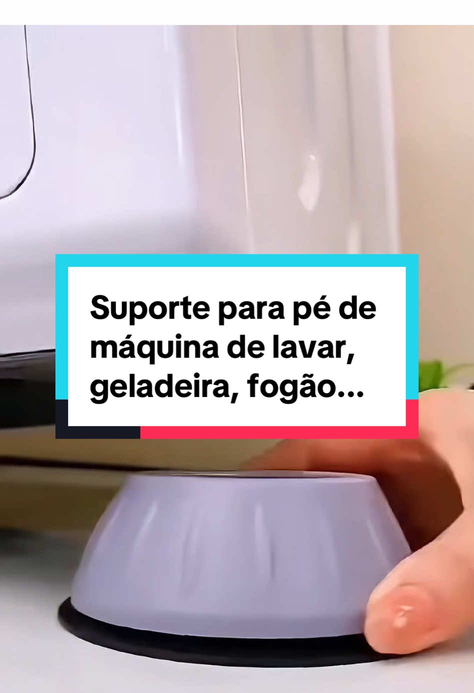 Kit 4 Suporte Pé Máquina #maquinadelavar #lavanderia #suporte 