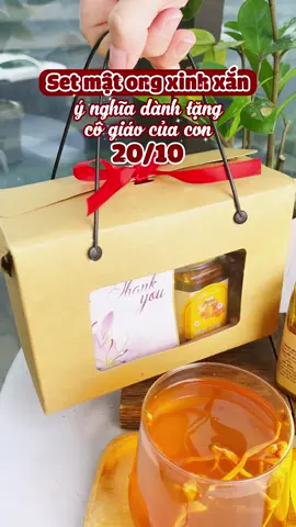 Set mật ong xinh xắn ý nghĩa dành tặng cô giáo của con 20/10 😊 #mochuongson #matongtinhbotnghe #reviewlamdep #matongdongtrunghathao 