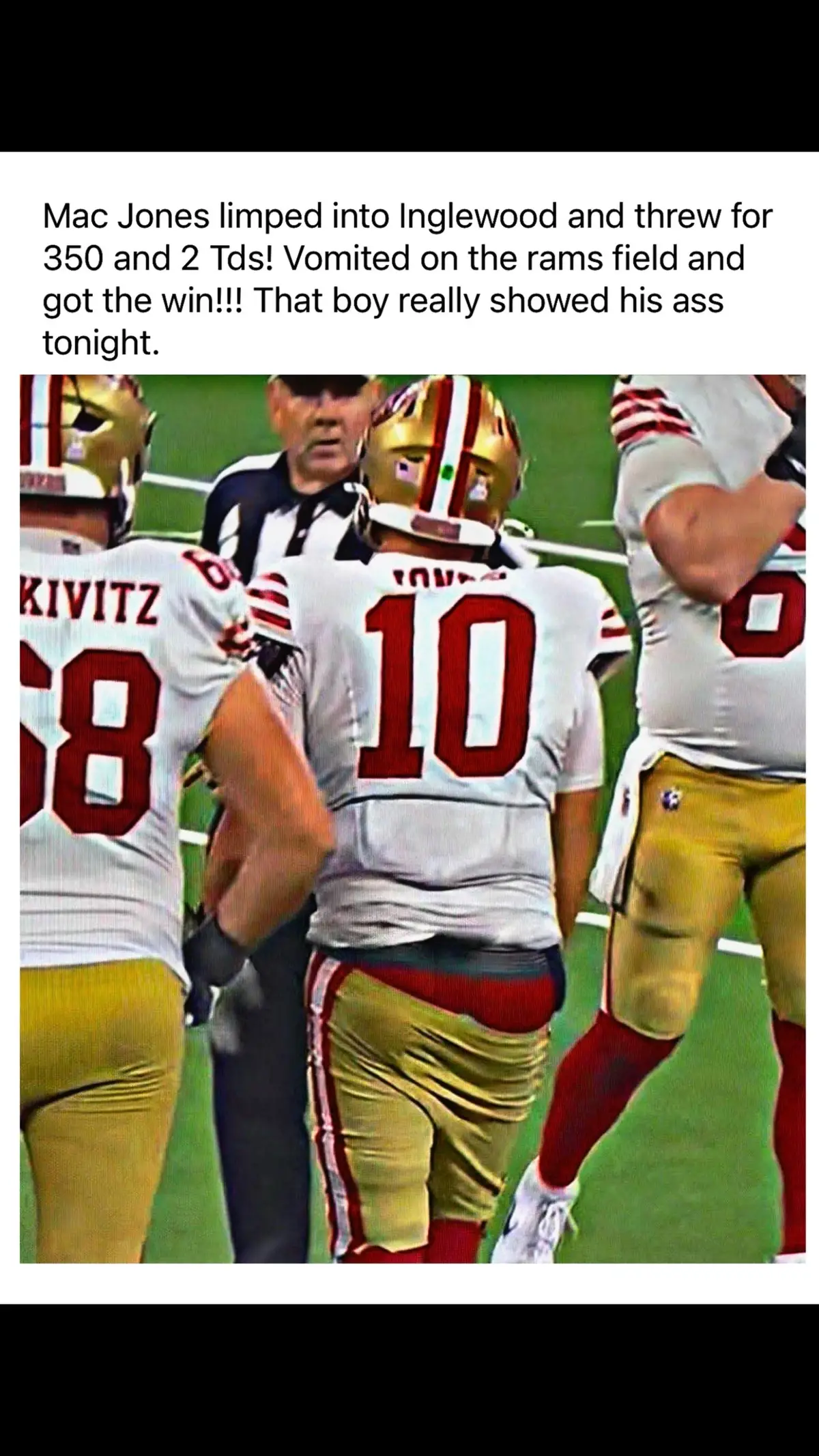 #49ers #macjones #49ersfaithful #49ersfaithful 