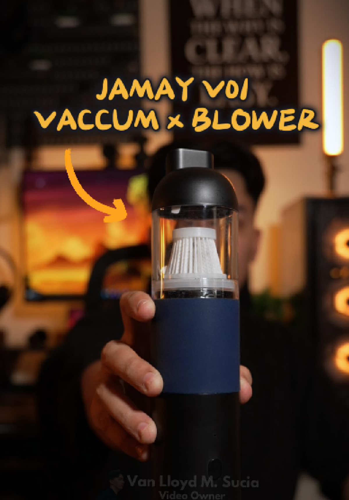 Jamay V01 Portable Vacuum Cleaner 🚗🧹 20000Pa strong suction, wireless + rechargeable. Buy 1 Free 2 deal, grab mo na habang meron pa! #Jamay #PortableVacuum #CarCleaner #HomeEssentials #vanlloydsuciarecos