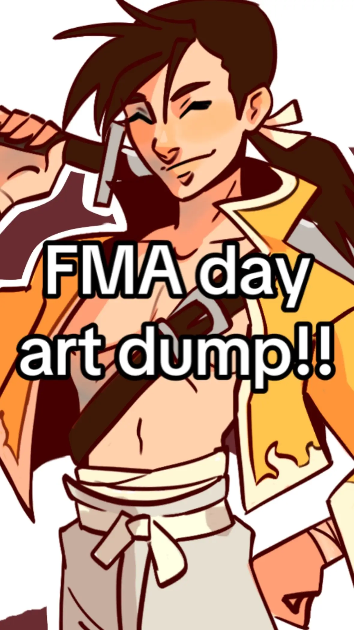 I almost forgot every year. I drew the Ling Yao really quick so I had some new FMA stuff to post 😅  #lingyao #fma #fmab #fullmetalchemistbrotherhood #edwardelric 