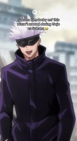 a new age of slander is upon us 😭  #gojo #sukuna #jujutsukaisen #soraai #fyp 