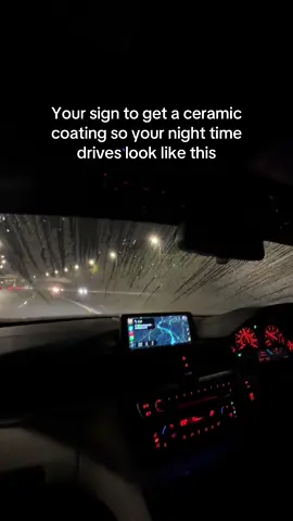 Just one of the many benefits of ceramic coating😉 #ceramiccoating #nightdrive #foru 