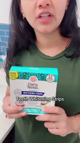Gurunanda Teeth Whitening Strips #gurunandawhiteningstrips #teethwhiteningstrips #healthyteeth #izalak #tiktokshop 