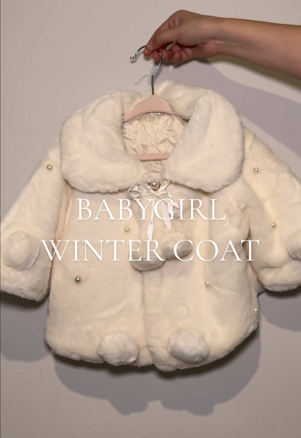 I love being a girl mom 🎀🤍#fyp #wintercoat #fauxfur #girlmom #babygirl 