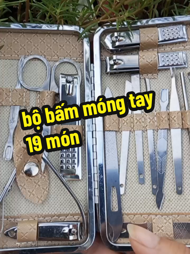 bộ bấm móng tay 19 món tiện ích#bammongtay #thinhhanh 