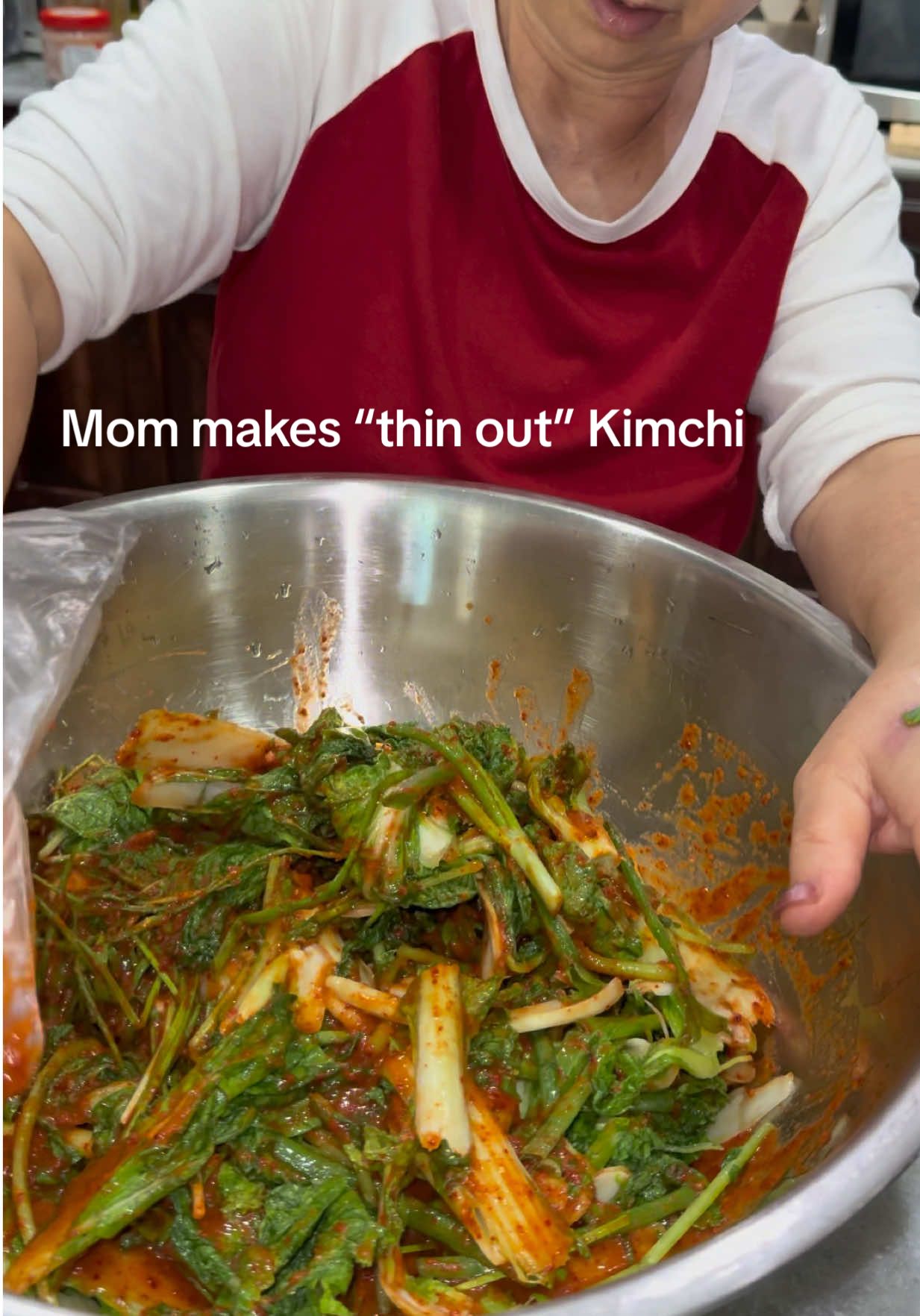“Thin out” Napa cabbage kimchi 🔥🔥 #kimchi #baechukimchi #kimchirecipe 