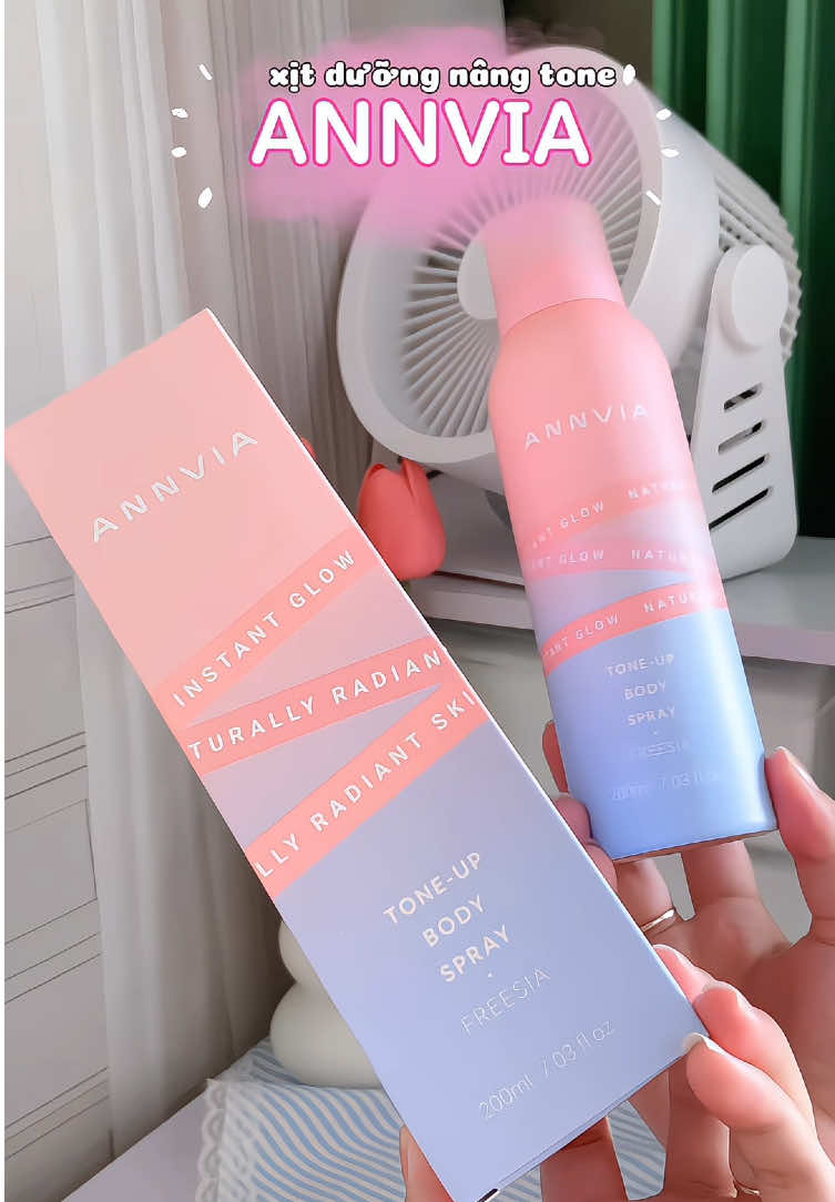 Nâng Tone Da Body Tức Thì, Bà Nào Cũng Nên Sắmm Nha #annvia #xitnangtone #xitduongthe #toneup #bodycare 