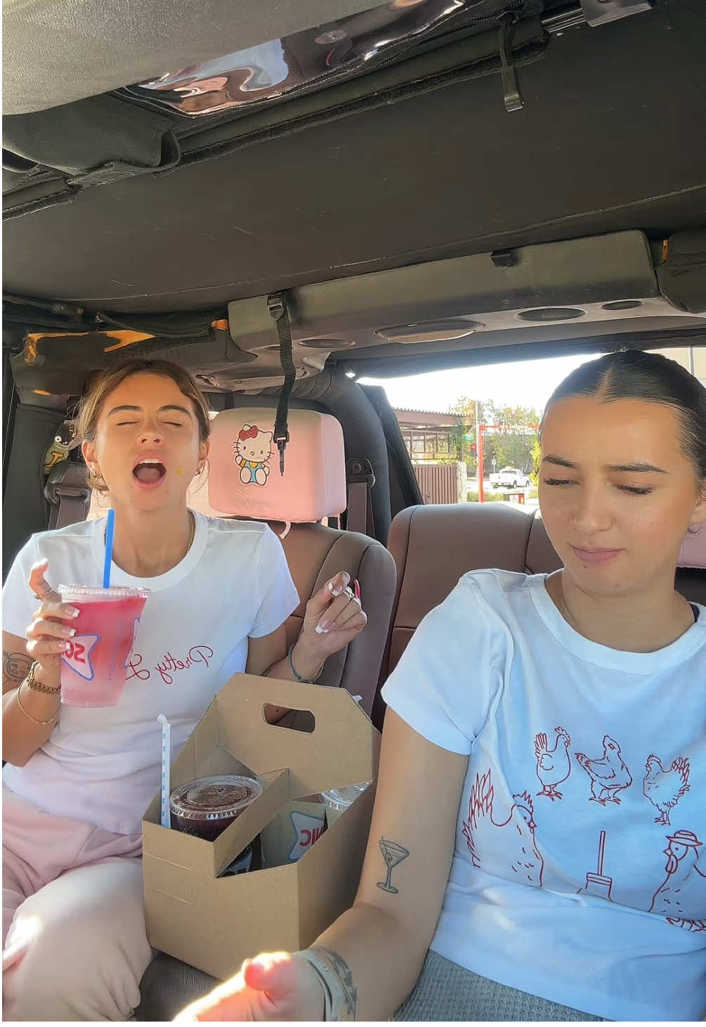 i had to re upload because i forgot to tag sophia 😩😩 our tshirts from @Sophia !! #sisterbonding #iggyfied #sonictastetest 