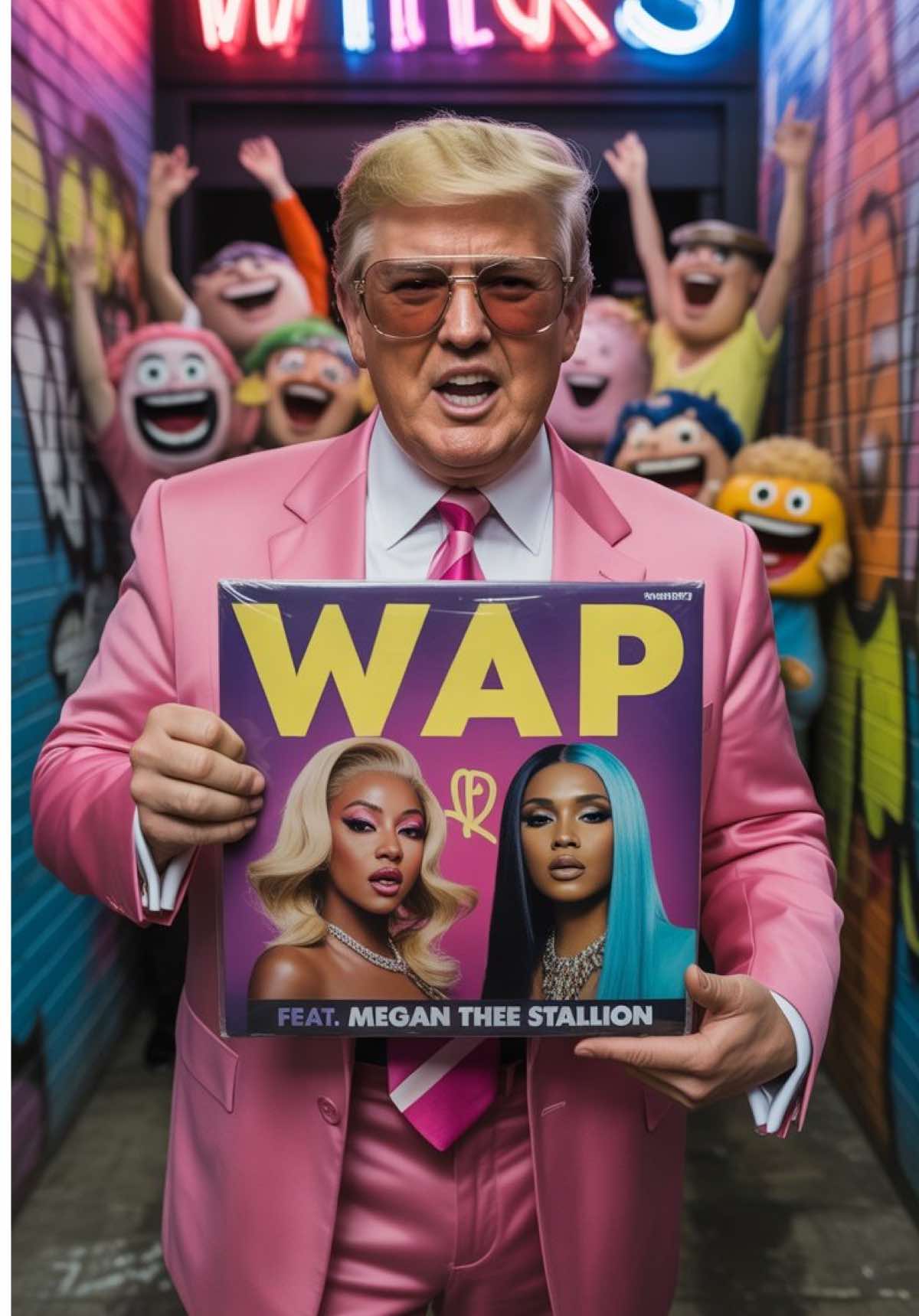 Wap by Cardi B feat. Megan Thee Stallation (Donald Trump Cover) #cardib #megantheestallion #WAP #donaldtrump #fyp 