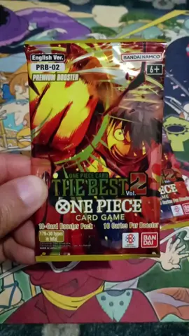 Got my hands on the new The Best vol.2 One Piece 2 Secret rares in both booster packs bless 🙏 🤓  #Onepiece #secretrare #Sabo #TCG #prb02