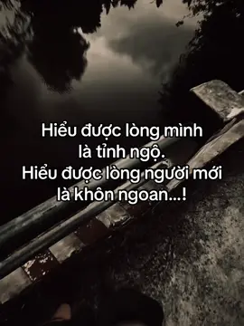 Hiểu được lòng mình mới là tình ngộ. Hiểu được lòng người mới là trí tuệ…!#fyp #tamtrang #hieulongnguoi #abcxyz #xh 