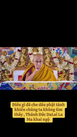 Chư Phật Chư Bồ tát dạy rằng , phật quả không phải là1 thực thể đến từ bên ngoài ban cho chúng ta.cũng không phải là một năng lượng thần bí được cấy vào tâm ta .phật quả vốn đã hiện hữu trong từng dòng tâm thức…khi chúng ta còn vô minh phật tính ấy bio che phủ bởi phiền não…#dalailama #loiphatday #phatphapnhiemmau🙏🙏🙏 #loiphatday #buddha 