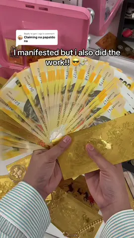 Replying to @gen | ugc #goldenmoneyfoil #yearofthehorse #moneycatcherring #luckycharm #luckycoin 