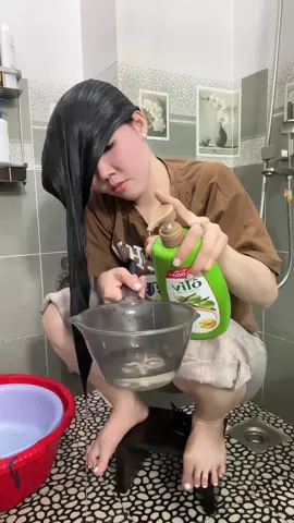 Dầu gội Ôliv tóc bồng bềnh bao phồng luôn mấy bà ơi #xuhuongtiktok #fyp #viralvideo🔥 #fypシ゚ 