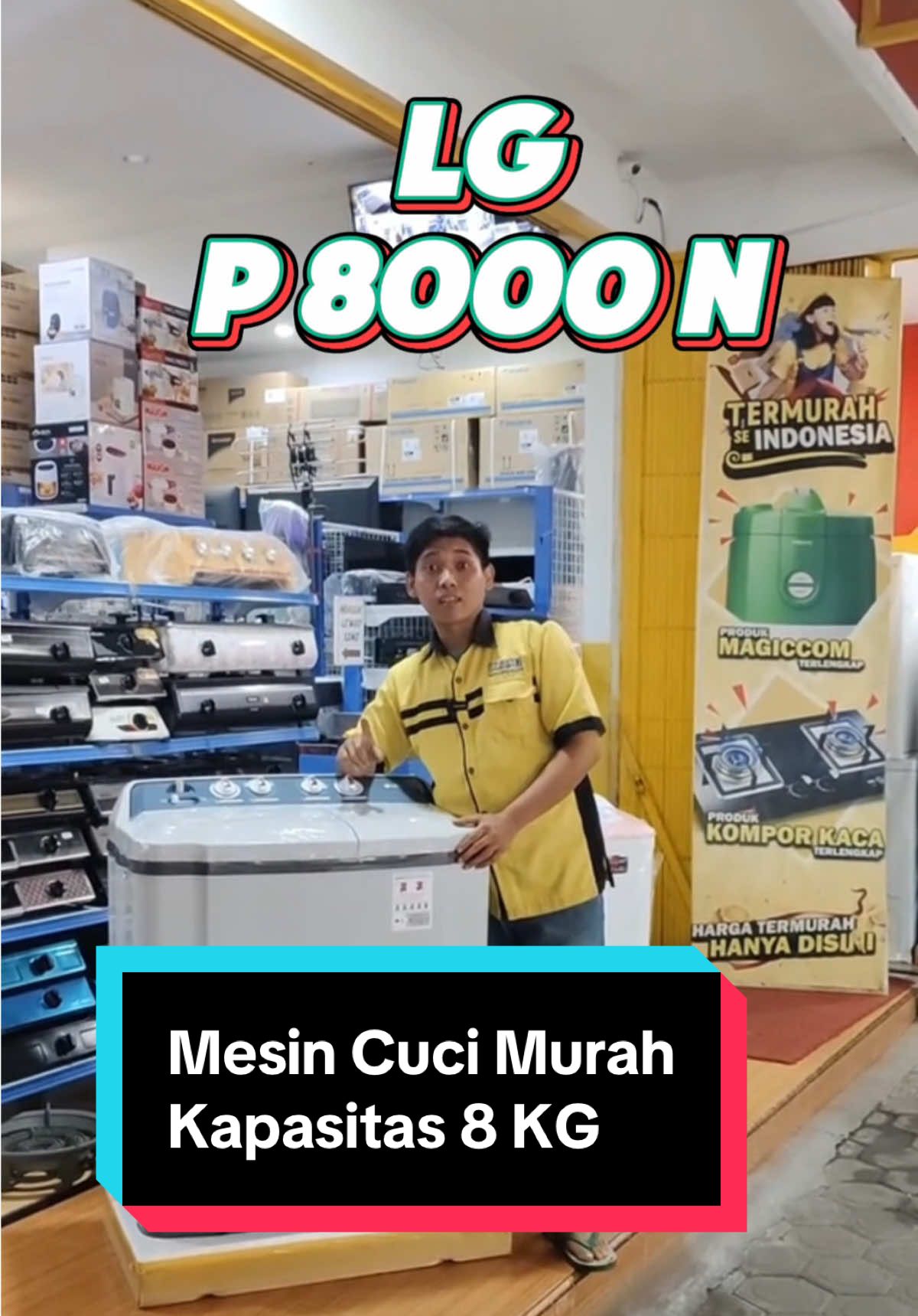 Buat yang males ngucek wajib punya mesin cuci nih, Mumpung ada promo di Sinar Listrik #lumajang #promo #mesincucimurah #termurah #promomurah 