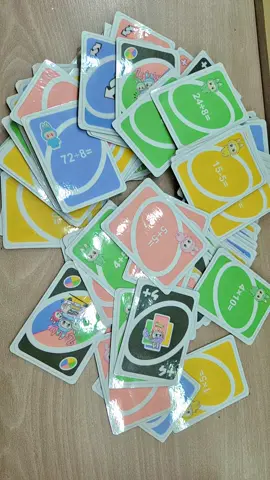 Uno matemático 🥰✨️💚🩷 #juegosmatematicos #juegosludicosparaniños #juegouno #sumasrestas 