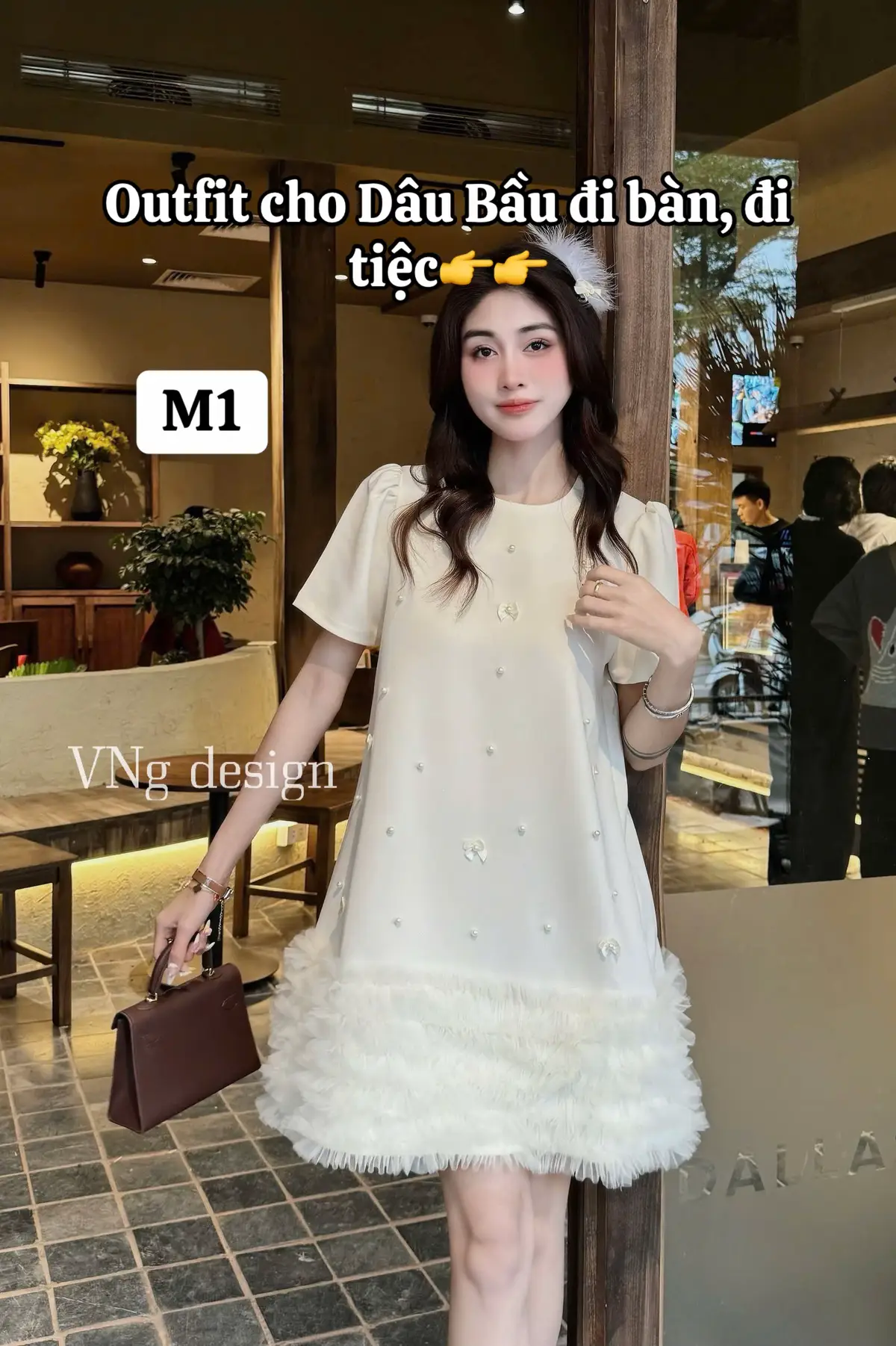 Bầu cần đầm đi bàn, đi tiệc ghé e nha #bầuvẫnphảixinh #vaybauthietke #bâuxinhđẹp #xuhuong #vaycodau 