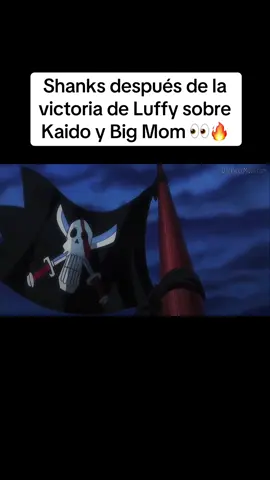 La reacción de Shanks tras ver a Luffy derrotar a Kaido y Big Mom 😳🔥 #onepiece #luffy #onepieceedit #shanks #wano 