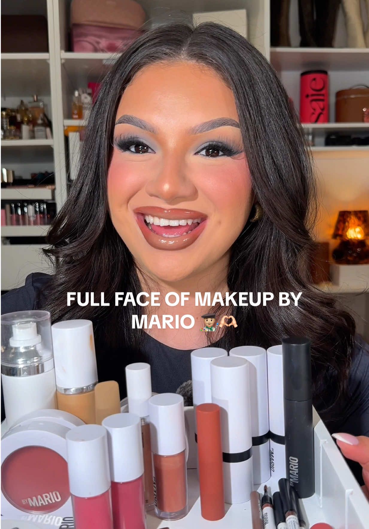 Full face of the iconic Makeup by Mario products 🌟 @makeupbymario living for the cool tones at the moment  #fullface #makeupbymario #makeupchallenge 