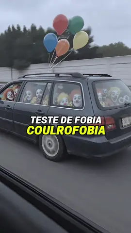 TESTE DE FOBIA / COULROFOBIA / MEDO DE PALHAÇO #teste #fobia #medo #palhaço #suspense 