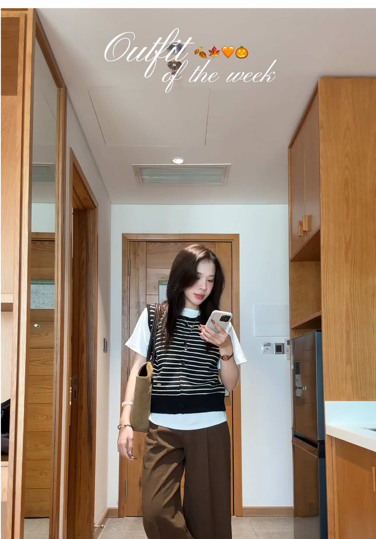Outfit 1 tuần của emmmm 🍂✨🤎#jacket #xuhuongtiktok #outfitideas #aolen #viral 