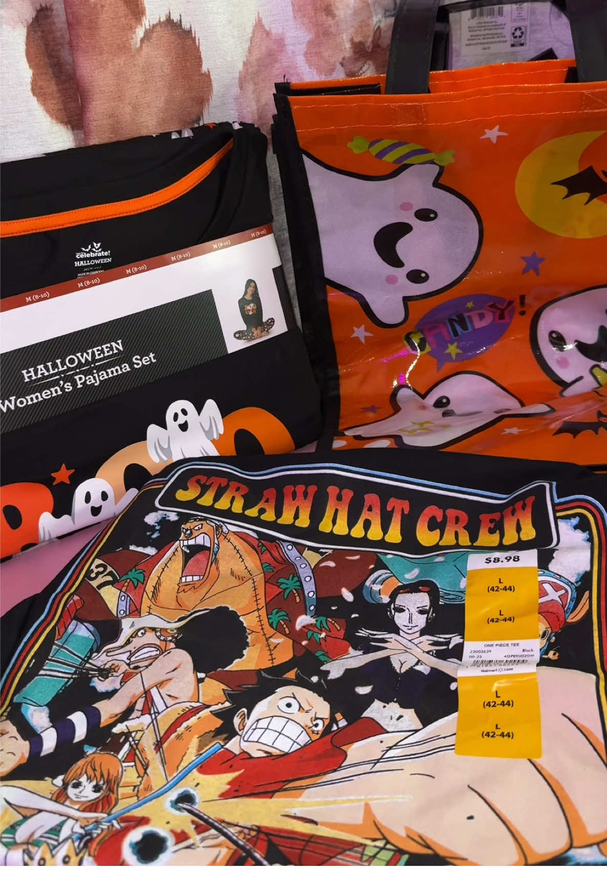 #walmart #walmarthaul #walmartfinds #haul #halloweenpajamas #fyp @Walmart 
